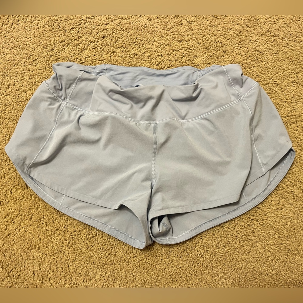 lululemon low rise speed up shorts